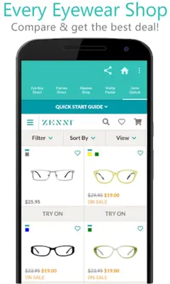 Glasses Shopping USA - Sunglasses & Eyewear android App screenshot 0